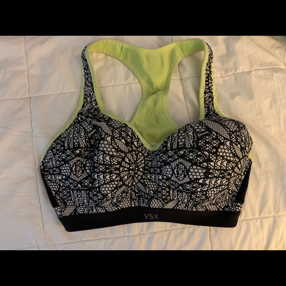 Victoria secured sports bra, high impact, size 34C